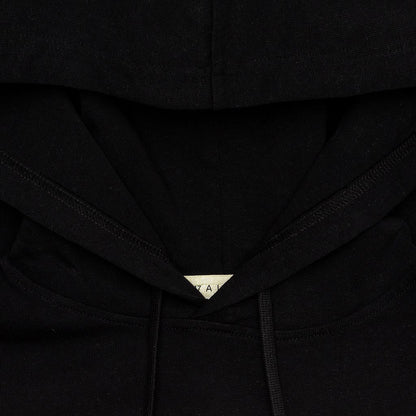 1017 9SM Hooded w/ Screen Prints Tee - Black