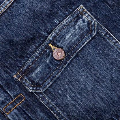 101XX S/S Damaged Jacket - Indigo