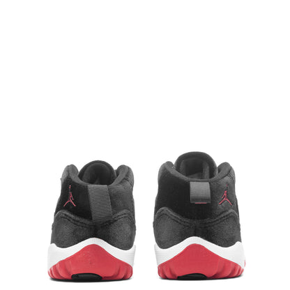 Jordan 11 Retro (TD) 'Bred Velvet' - Black/Gym Red/White