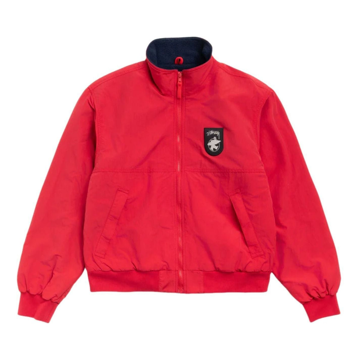 Stussy Polar Fleece Lined Jacket 'Red' 115906-RED