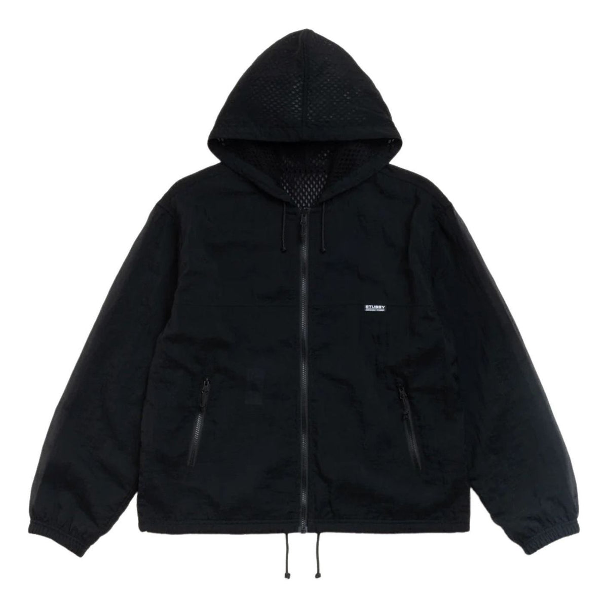 Stussy Layered Mesh Hooded Jacket 'Black' 115933-BLAC