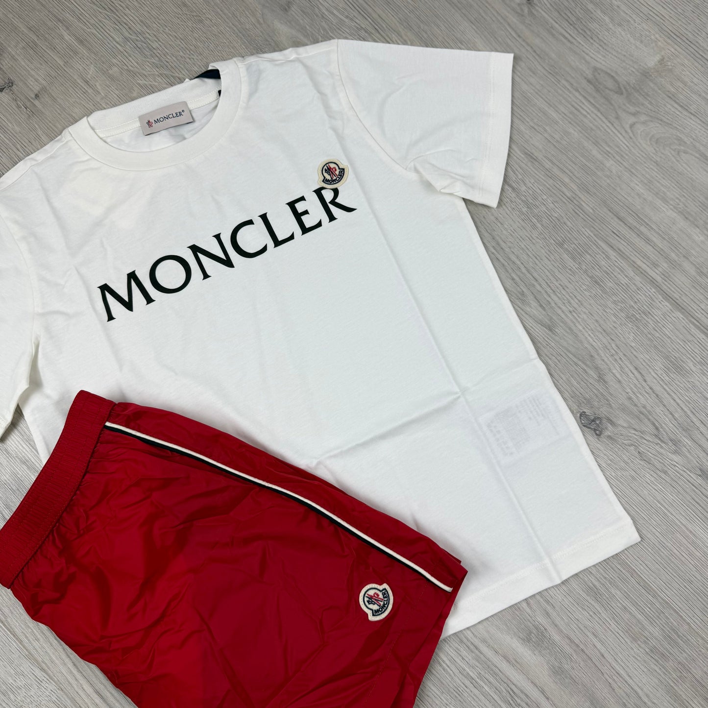 Moncler Junior Holiday Set - White/Red