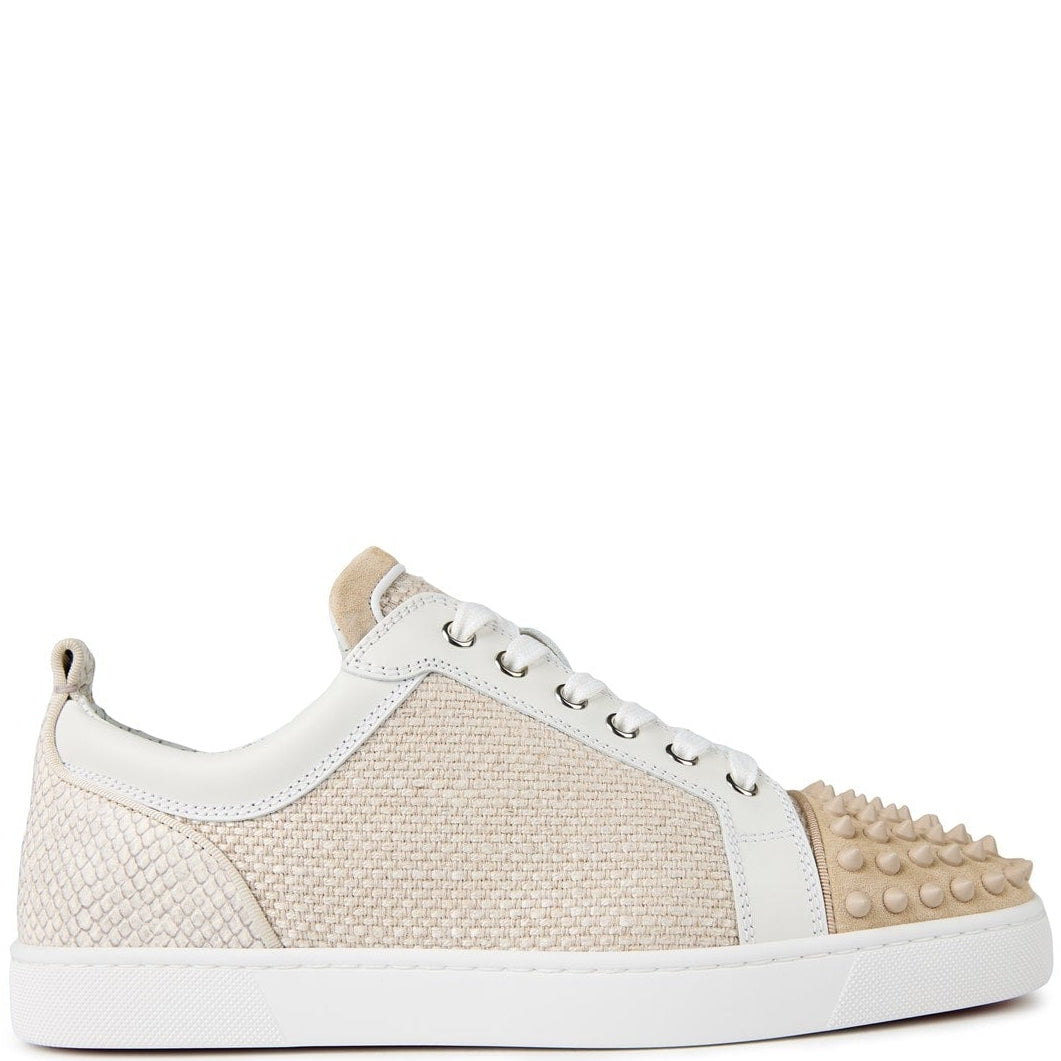 Christian Louboutin Louis Junior Spikes Canvas Sneakers