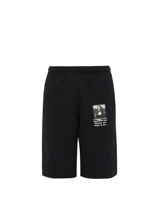 OFF WHITE MONA LISA SHORTS