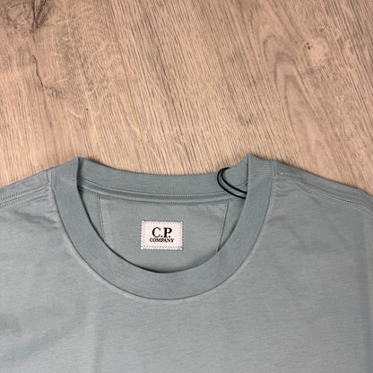 CP Company Stamp T-Shirt - Silver Blue