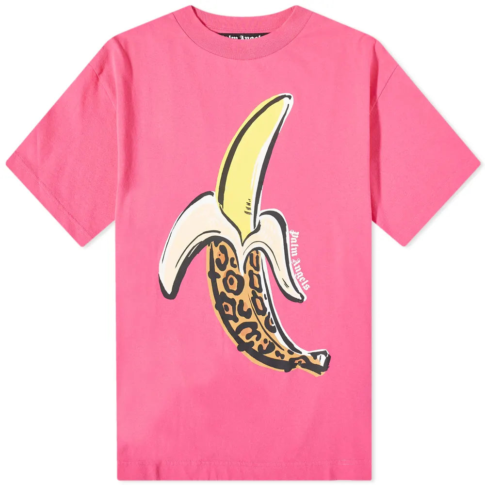 Palm Angels Pink Banana T-Shirt