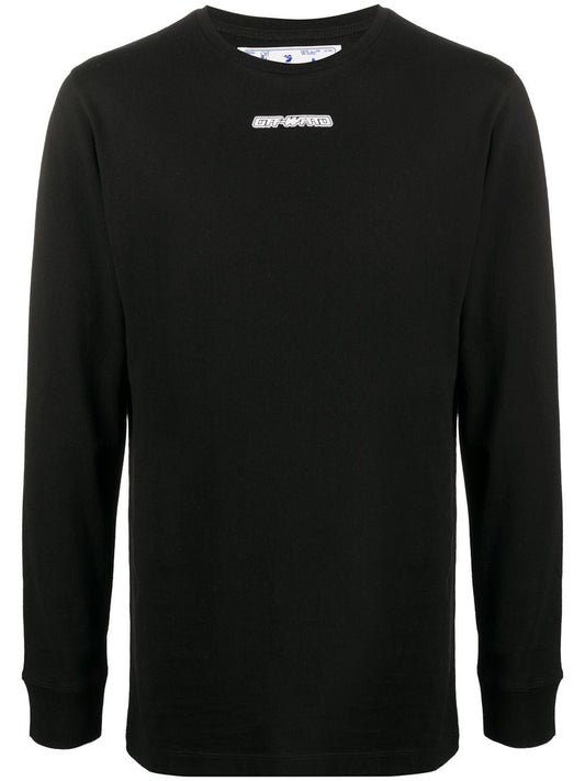 OFF WHITE BLACK MARKER ARROWS LONG SLEEVE BLACK/BLUE