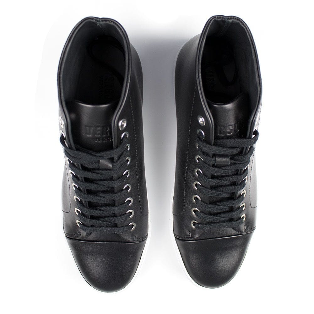 Versace Versus High Top Lion Head Sneaker Black