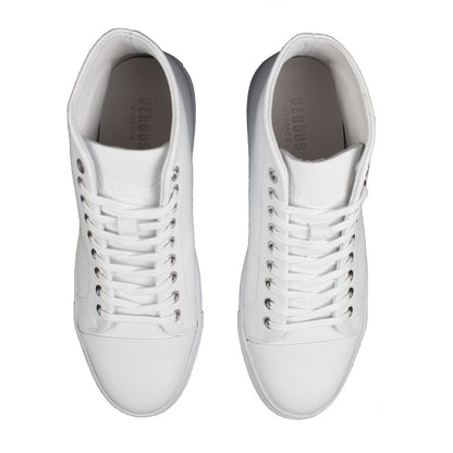 Versace Versus High Top Lion Head Sneaker White