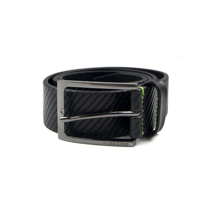 Hugo Boss Titching Belt Black/Green