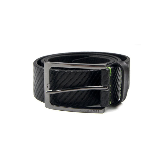 Hugo Boss Titching Belt Black/Green
