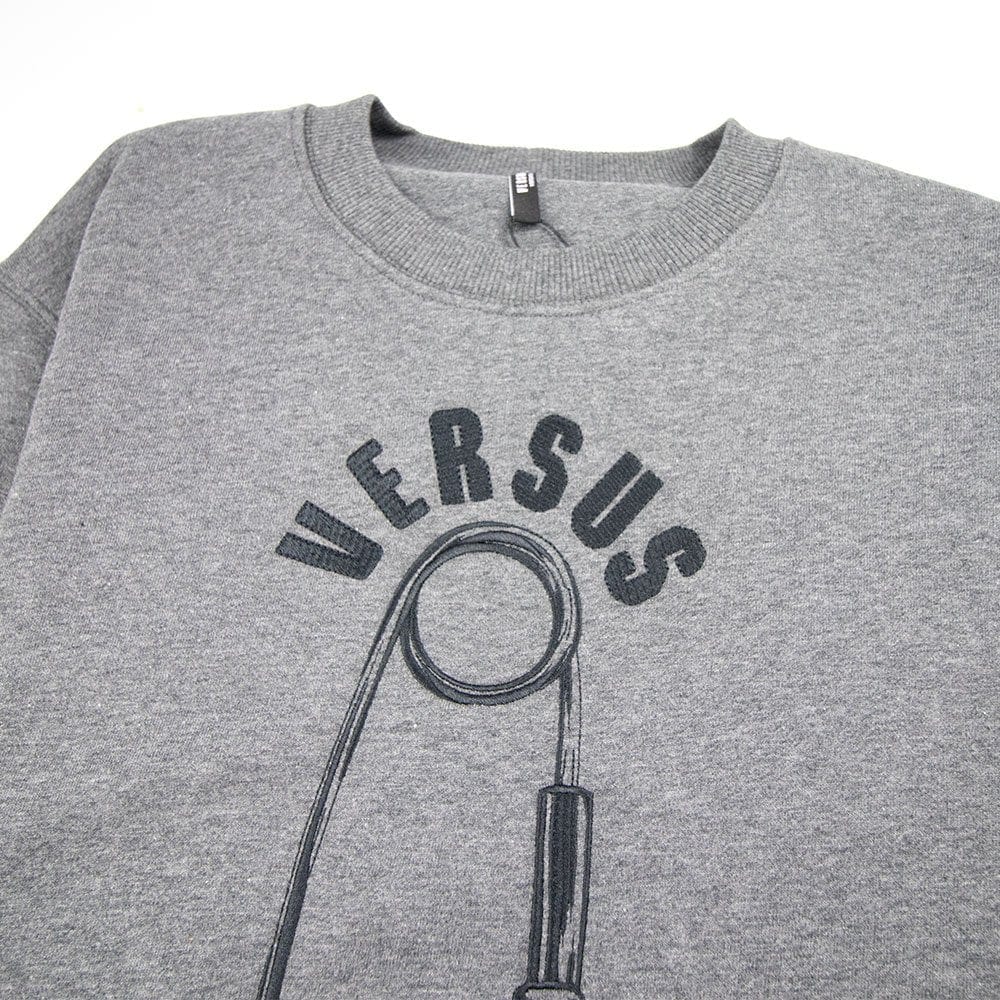 Versace Versus Safety Pin Sweatshirt Grey