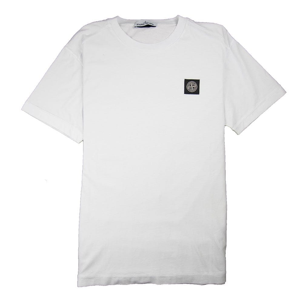 Stone Island Logo Patch T-Shirt White
