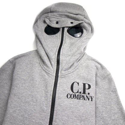 CP Company Undersixteen Goggle Full Zip Up Hoody Grey