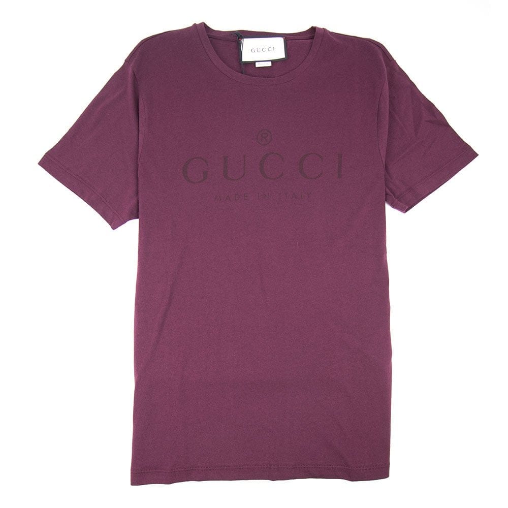 Gucci Classic Logo T-shirt Wine
