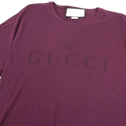 Gucci Classic Logo T-shirt Wine