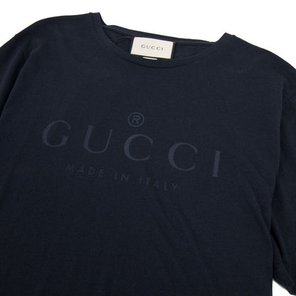 Gucci Classic Logo T-shirt Navy Blue