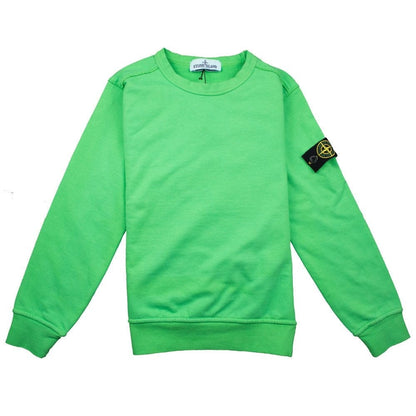 Stone Island Junior Crewneck Sweatshirt Green