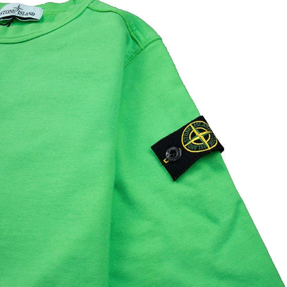 Stone Island Junior Crewneck Sweatshirt Green