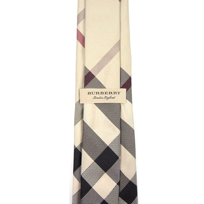 Burberry Manston Check Tie Modern Fit Camel