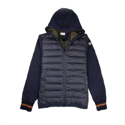 Moncler Padded Body Hooded Jacket Navy