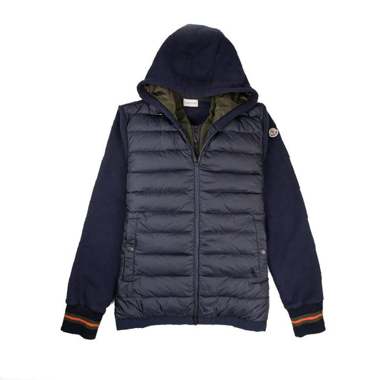 Moncler Padded Body Hooded Jacket Navy