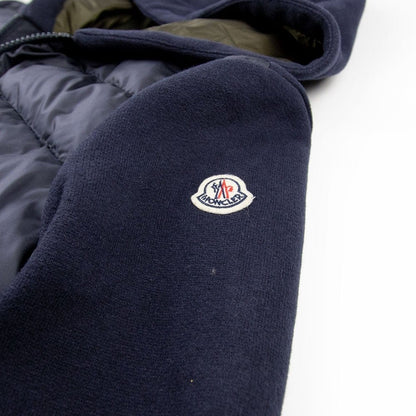 Moncler Padded Body Hooded Jacket Navy