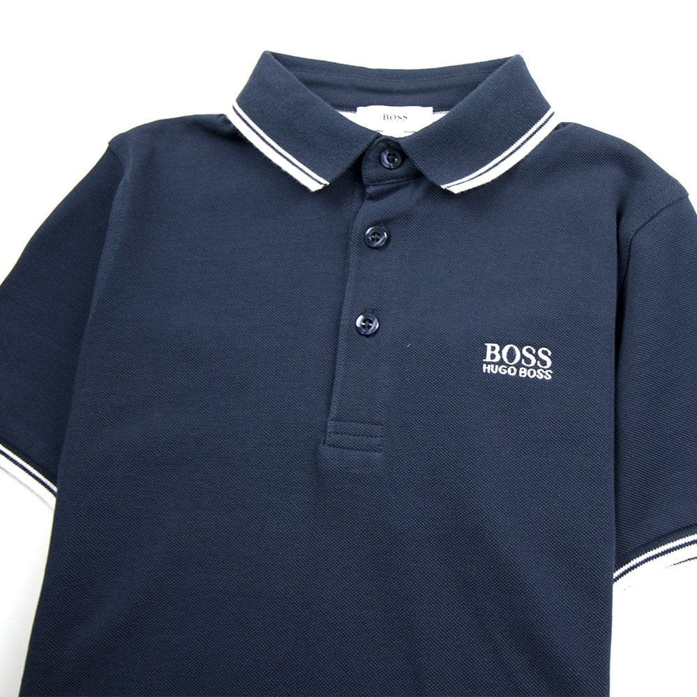 Hugo Boss Kids Basic Logo Polo Navy