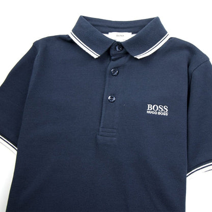 Hugo Boss Kids Basic Logo Polo Navy