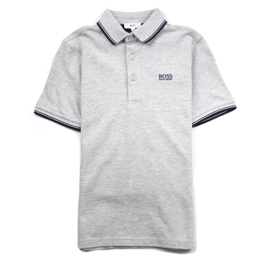 Hugo Boss Kids Basic Logo Polo Grey/Navy