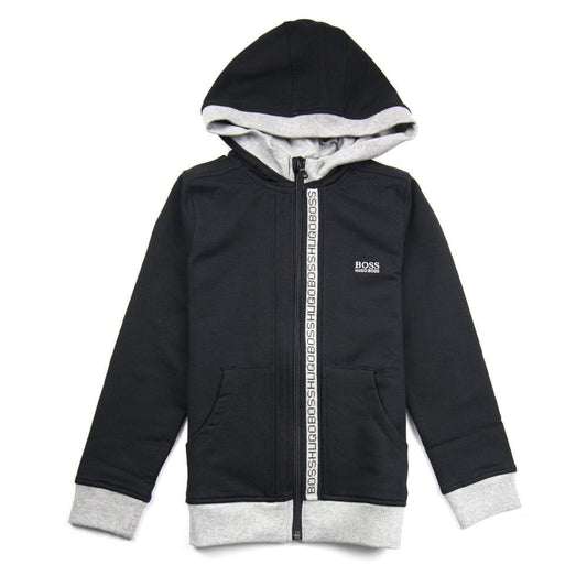 Hugo Boss Kids Zip Hoody Black