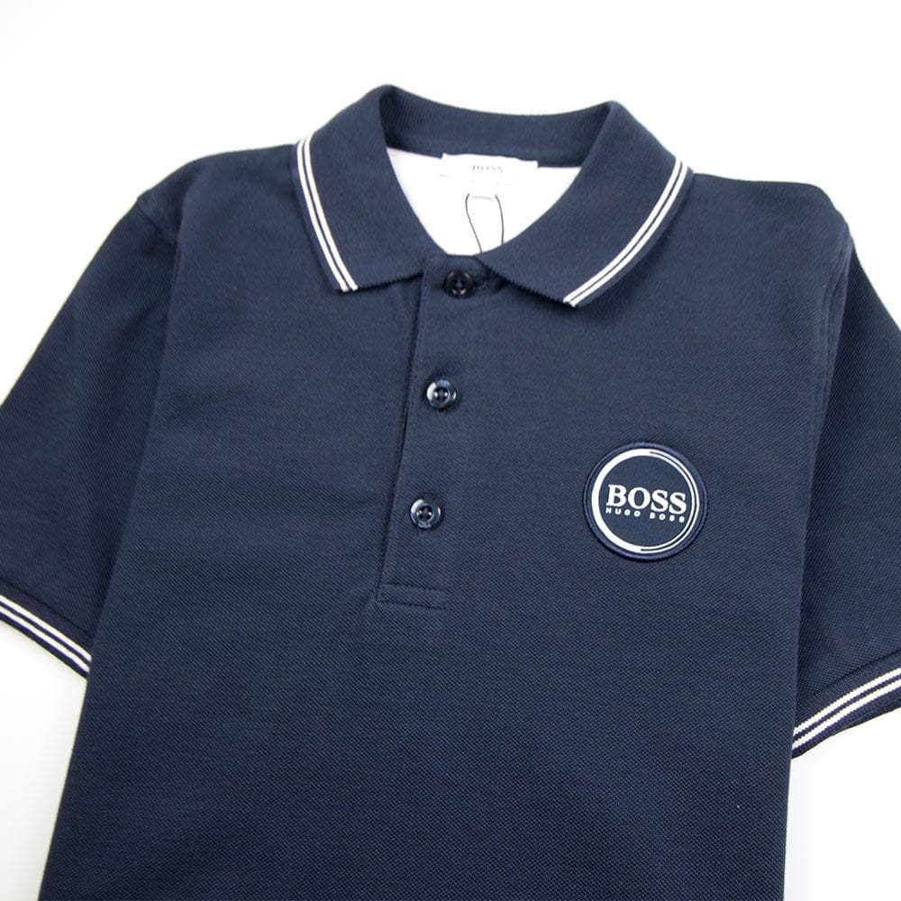 Hugo Boss Kids Circle Logo Polo Navy