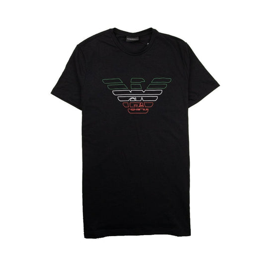 Emporio Armani Italy Eagle T-Shirt Black