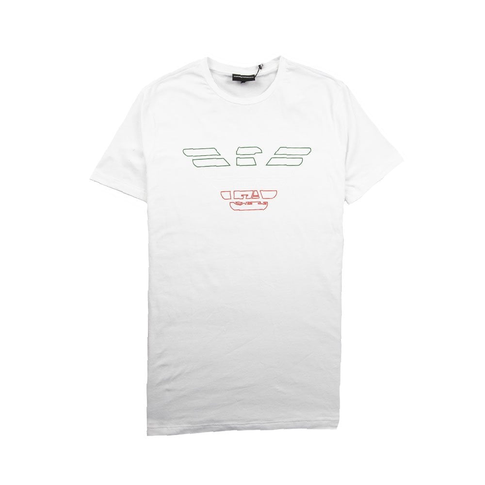 Emporio Armani Italy Eagle T-Shirt White