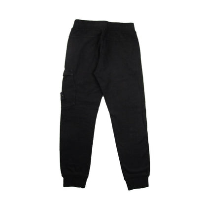 Stone Island Junior Track Bottoms Black