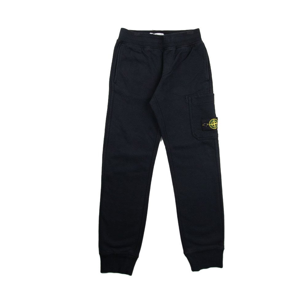 Stone Island Junior Track Bottoms Navy
