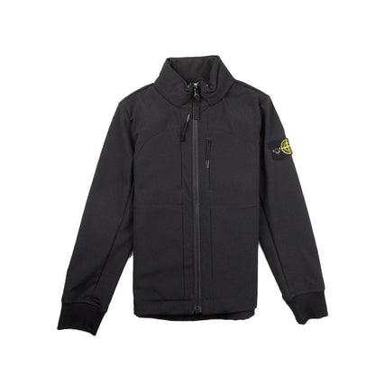 Stone Island Junior No Hood Soft Shell Black