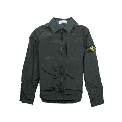 Stone Island Junior Nylon Metal Overshirt Green