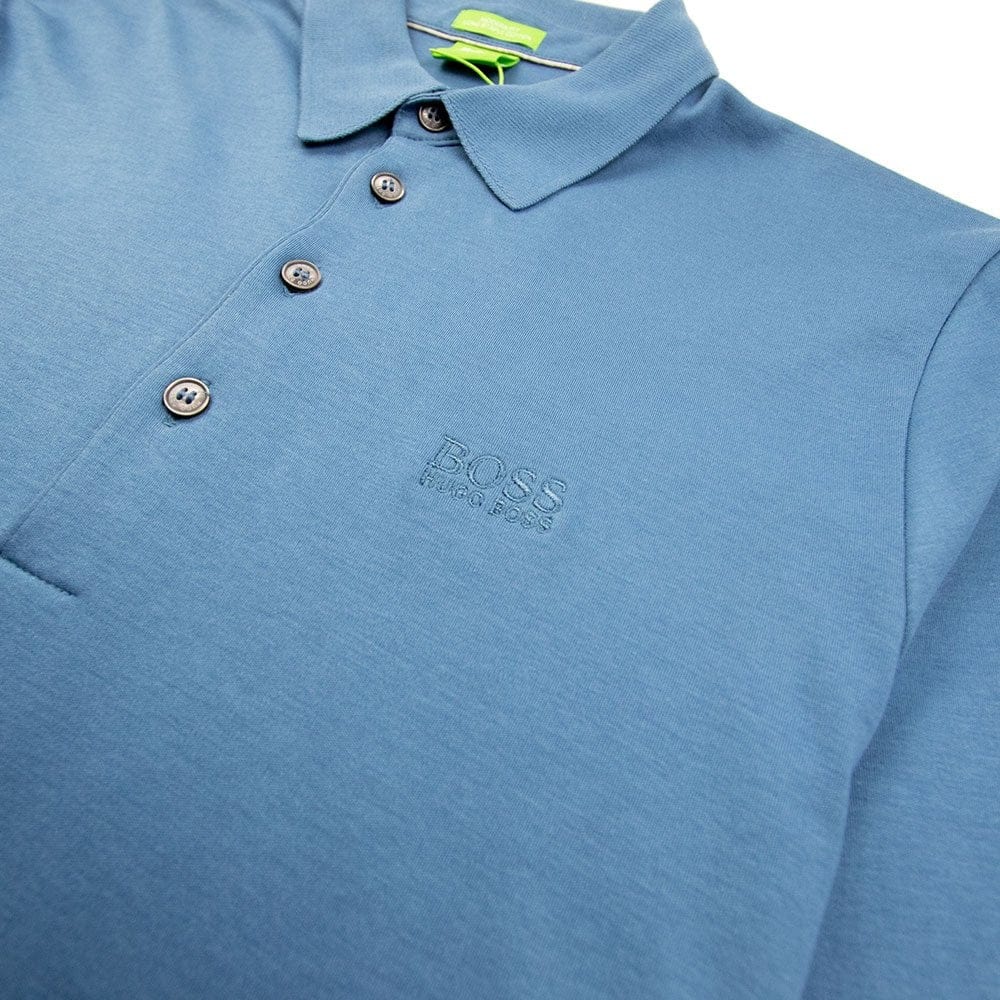Hugo Boss C-Paderna 30 Long Sleeve Polo Sky Blue