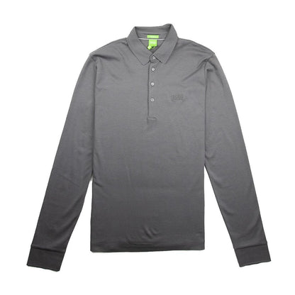 Hugo Boss C-Paderna 30 Long Sleeve Polo Dark Grey