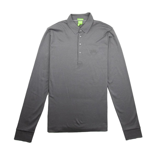 Hugo Boss C-Paderna 30 Long Sleeve Polo Dark Grey