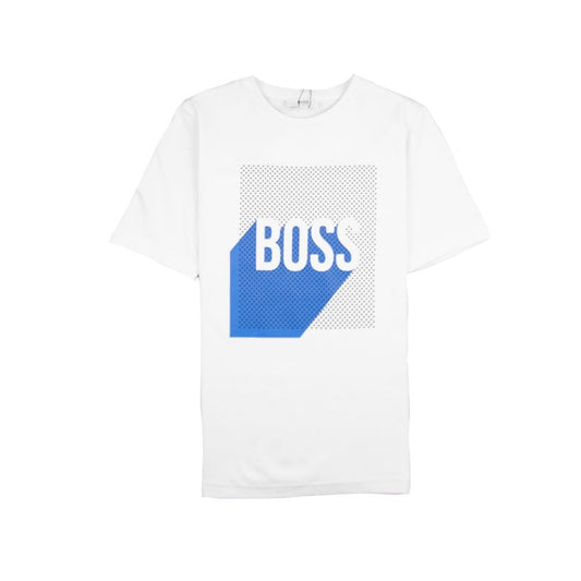 Hugo Boss Kids Square Logo T-Shirt White