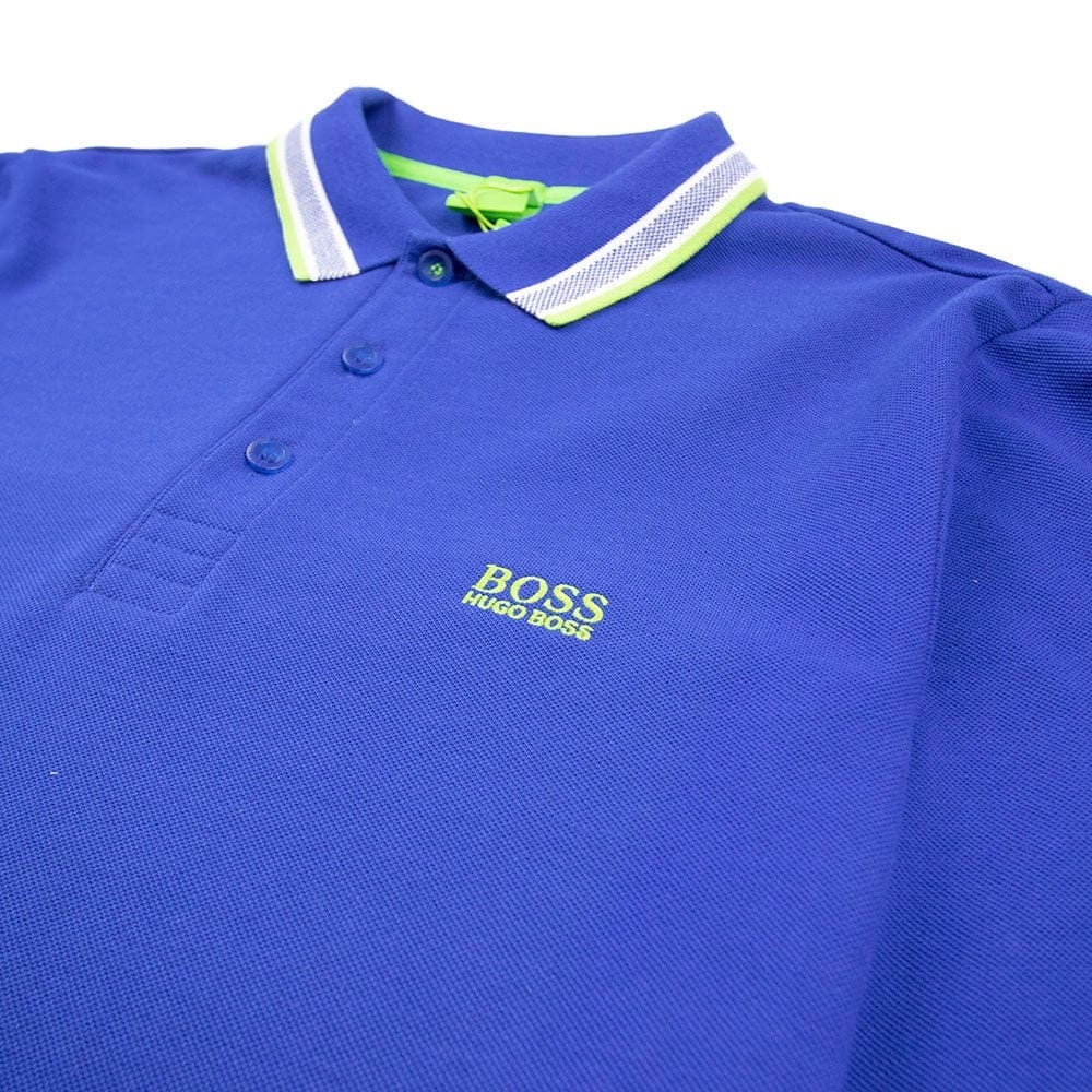 Hugo Boss Plisy 1 Long Sleeve Polo Electric Blue