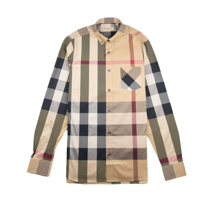 Burberry Thornaby Long Sleeve Shirt Camel