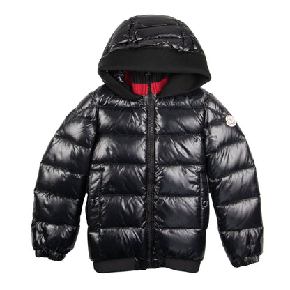 Moncler Junior Aubrac Puffa Jacket Black