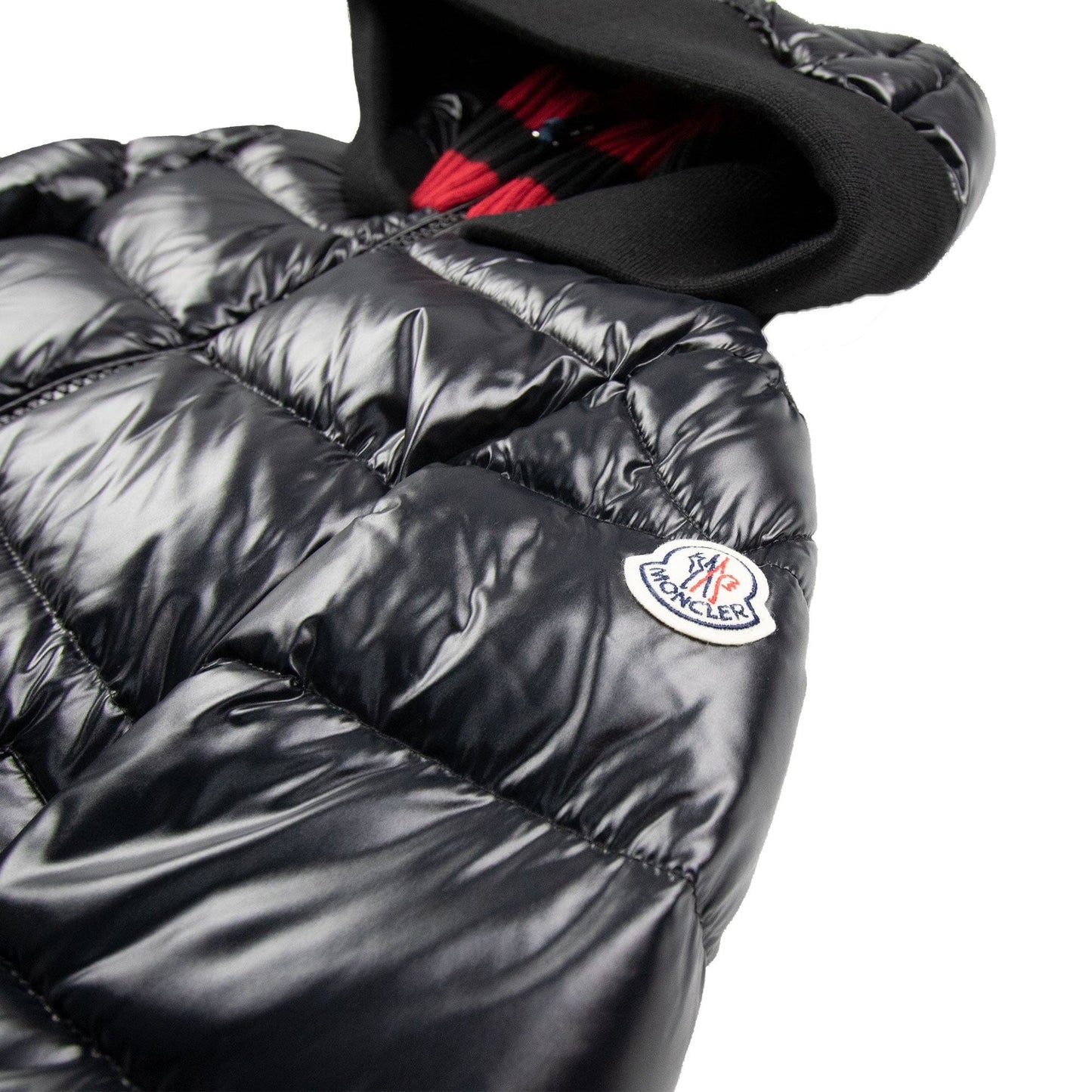 Moncler Junior Aubrac Puffa Jacket Black