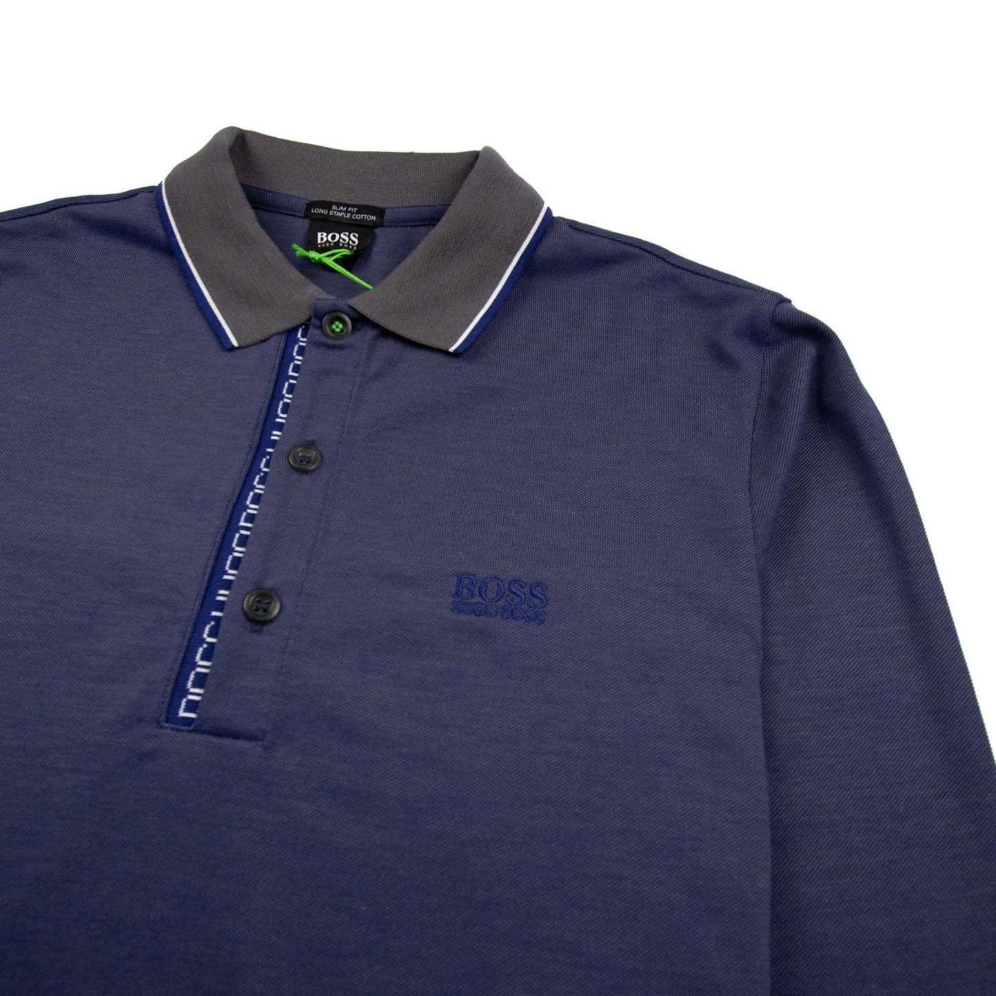 Hugo Boss Pleesy 4 Long Sleeve Polo Blue