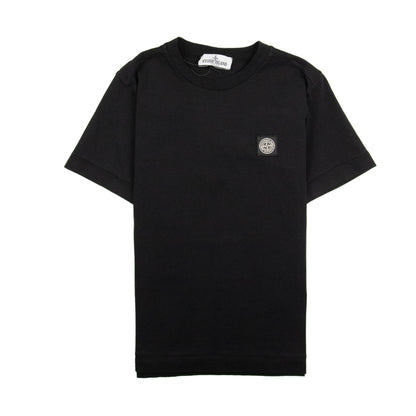 Stone Island Junior Patch Logo T-Shirt Black