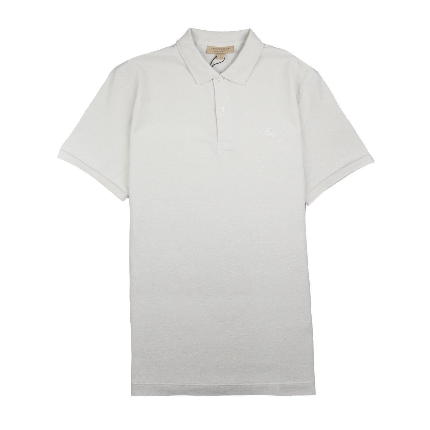 Burberry Oxford Short Sleeve Polo Off White