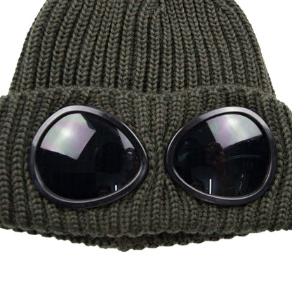 Cp Company Undersixteen Goggle Winter Beanie Khaki